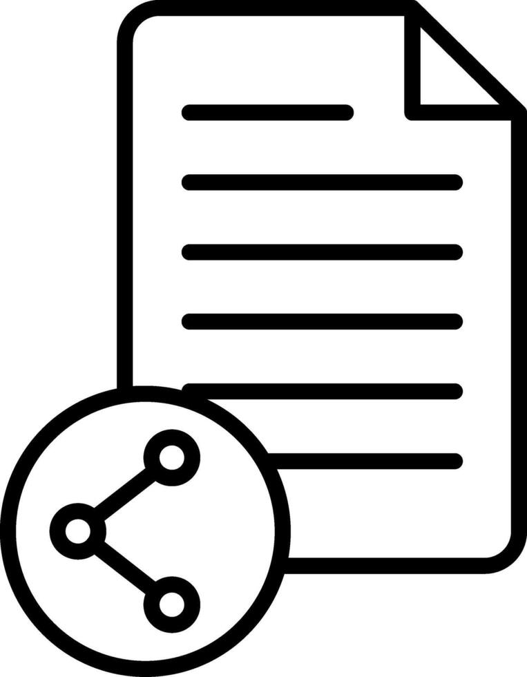 File Sharing System vector