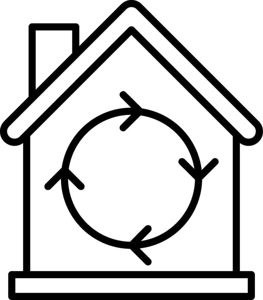 House Recycling Home Waste Management vector