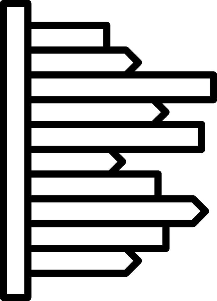 Bar Financial Chart vector