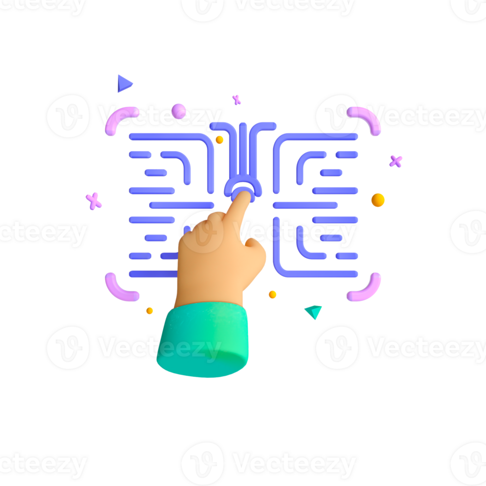 A hand pointing at a circuit board with a finger png
