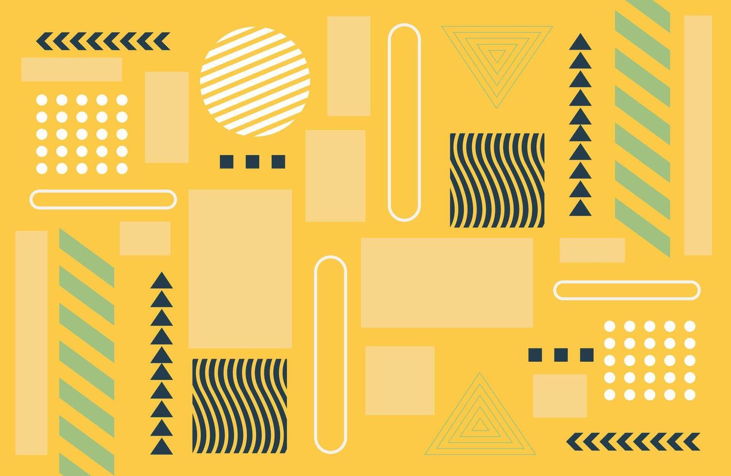 Artistic Retro-Inspired Geometric Background Design vector