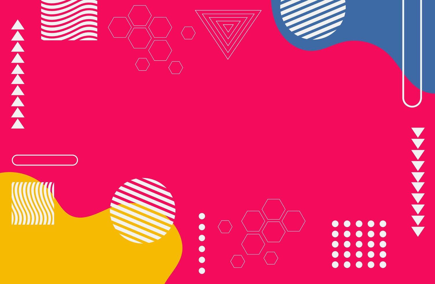 Modern Abstract Graphic Art with Energetic Visuals and Geometric Pop Culture Style vector