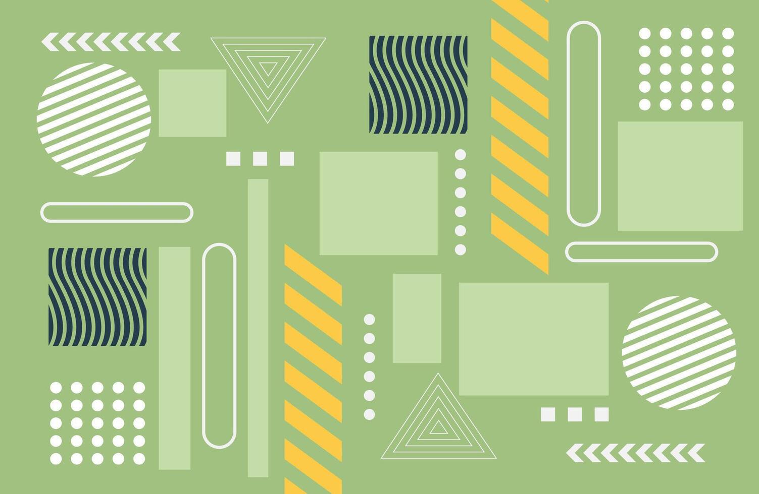 Bright and Fun Abstract Memphis Background vector