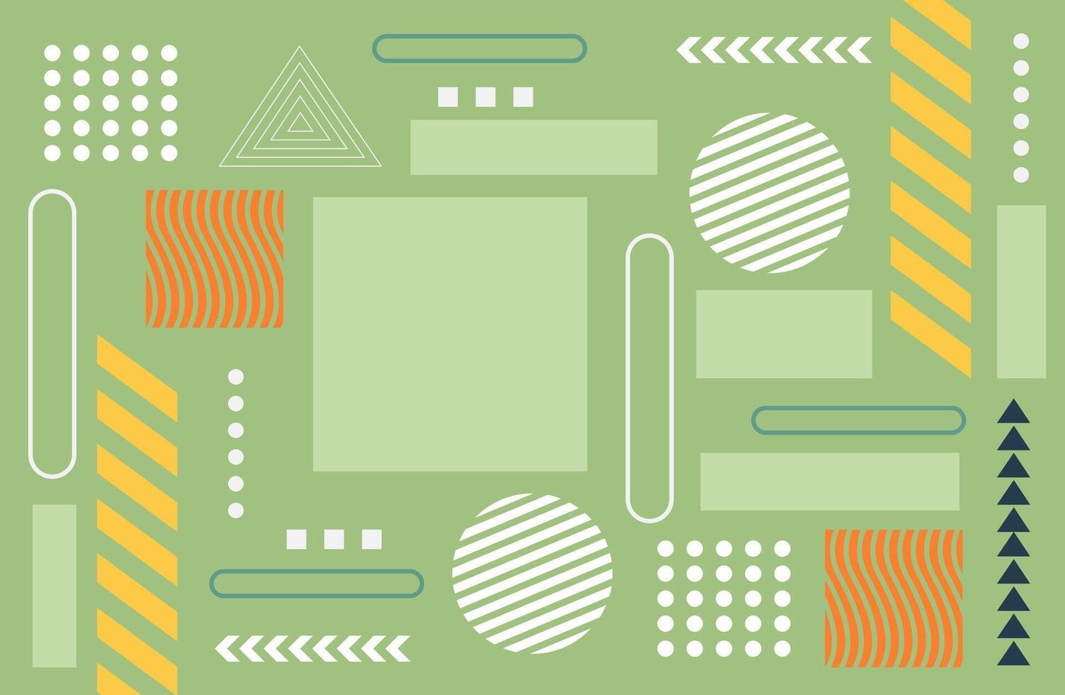 Modern Chic Background With Colorful Shapes vector