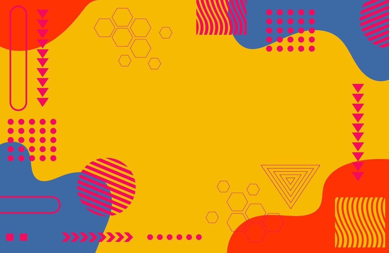 Color Block Abstract Background with Vibrant Geometric Shapes and Bold Texture Art vector