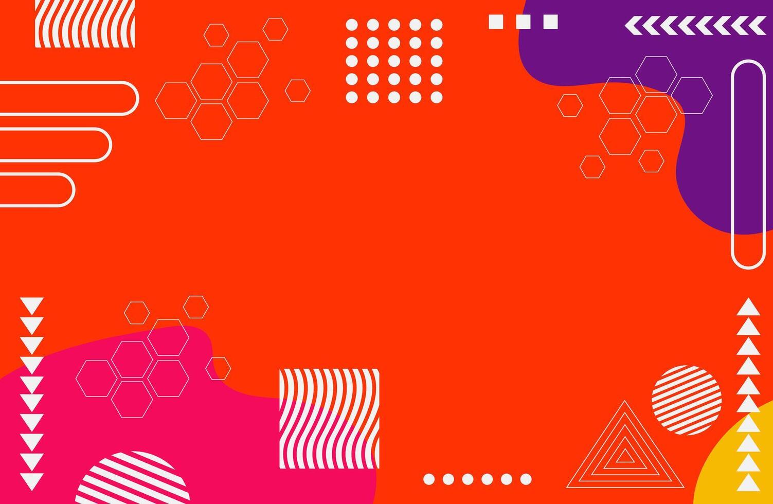 Energetic Visual Art With Modern Retro Style and Bold Geometric Background vector