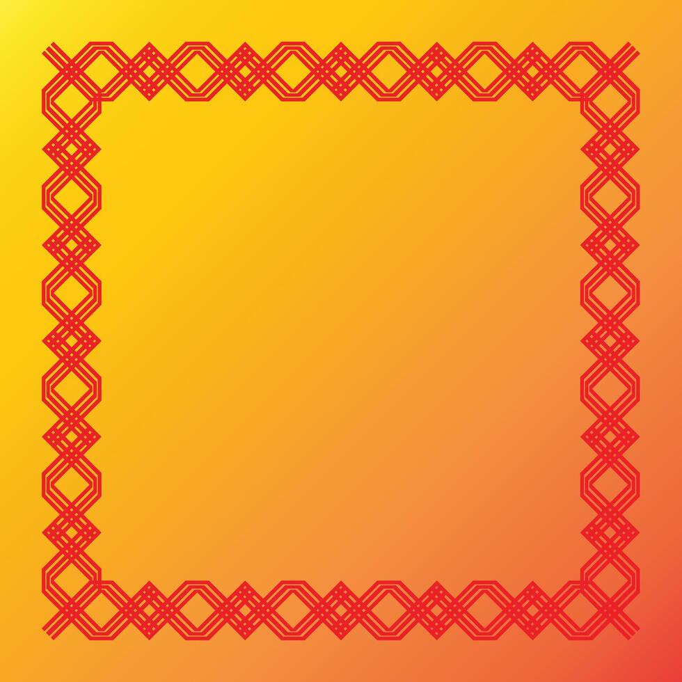 Chinese Border Design vector