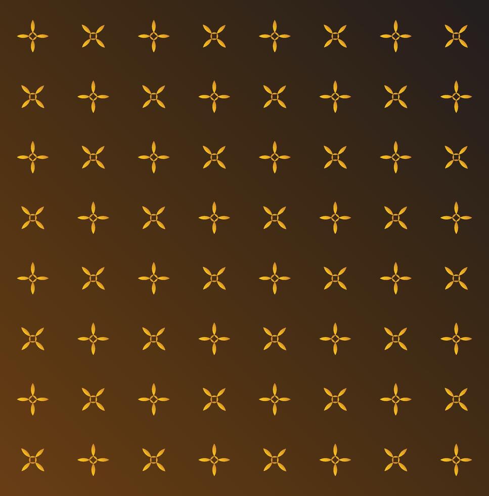 Elegant minimalist gold flower design. Simple, luxurious, and perfect for adding a touch of sophistication to your projects. vector