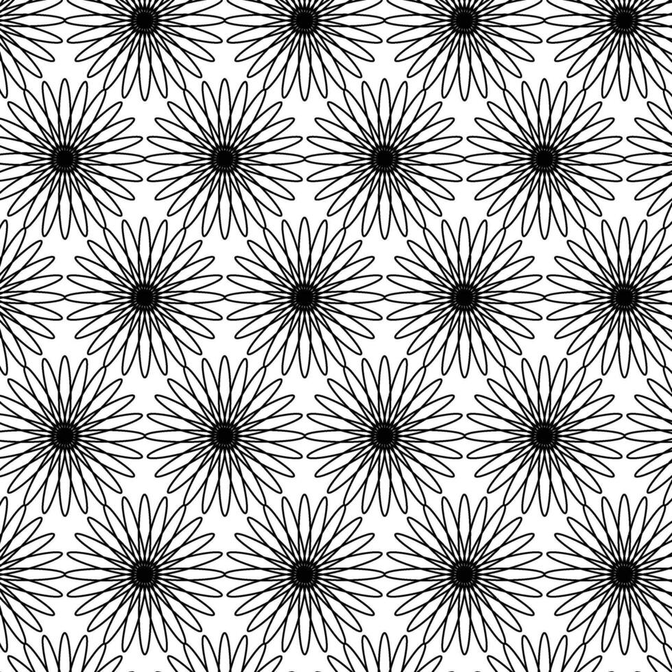 Sunflower in bloom, captured in timeless black and white vector