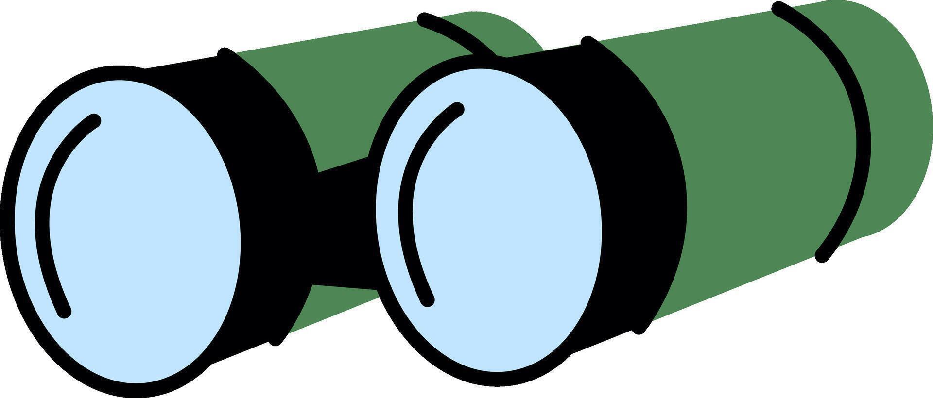 Simple Binoculars Cartoon vector