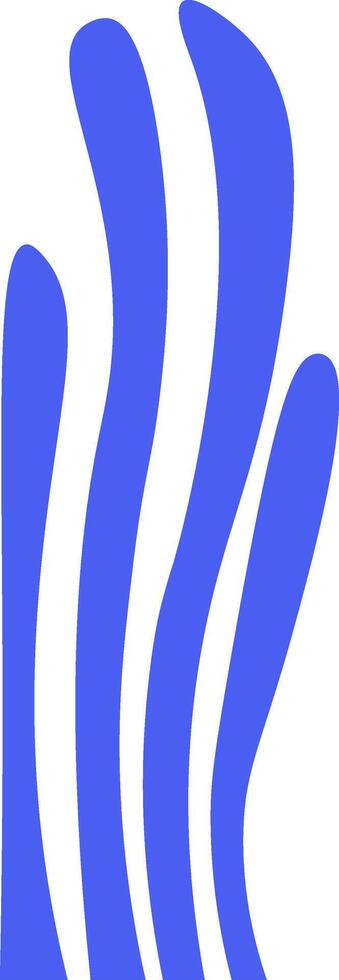 Abstract Blue Wave Forms vector