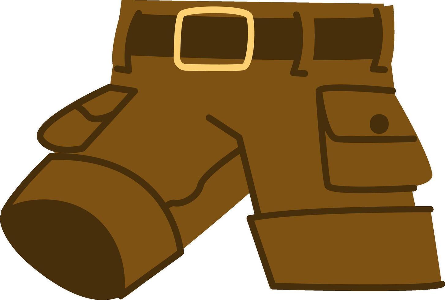 Shorts Cartoon Apparel vector