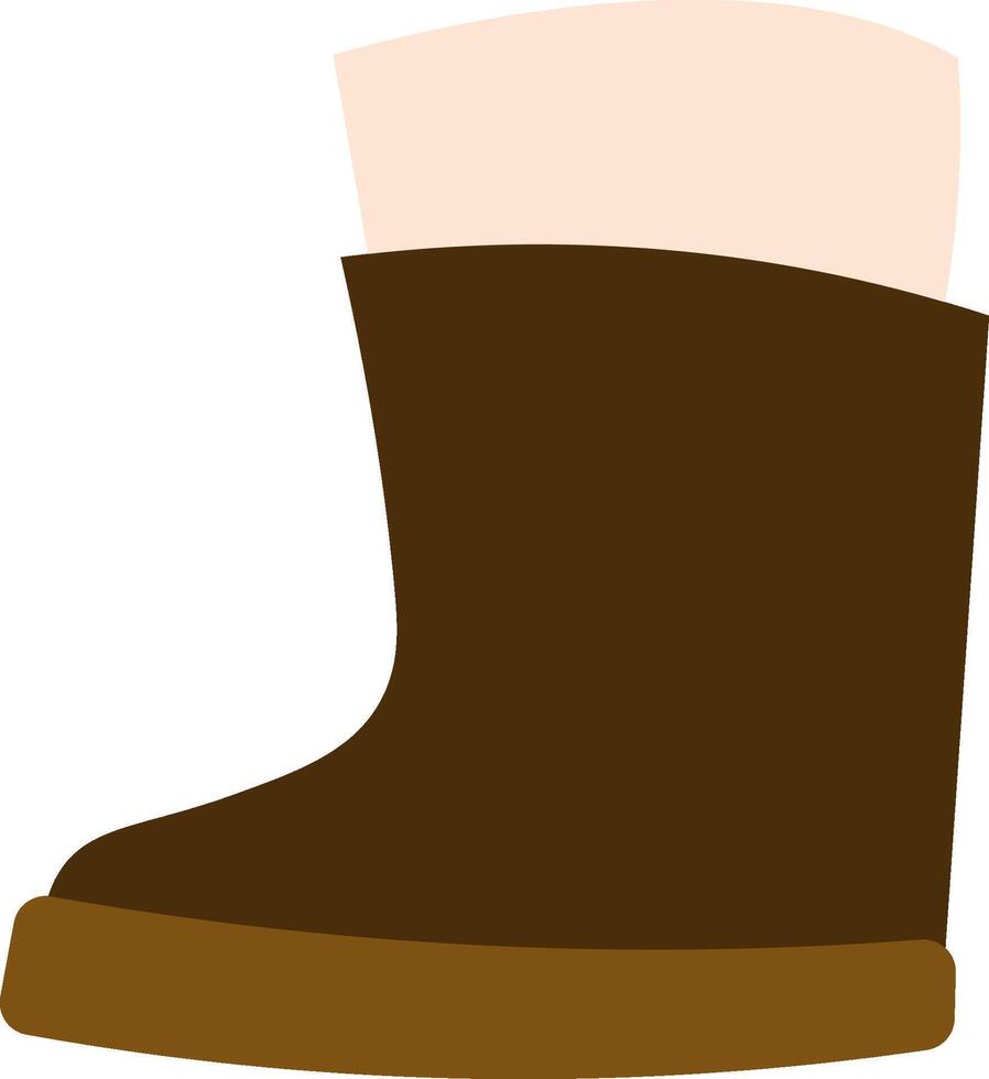 Simple Boot Footwear vector