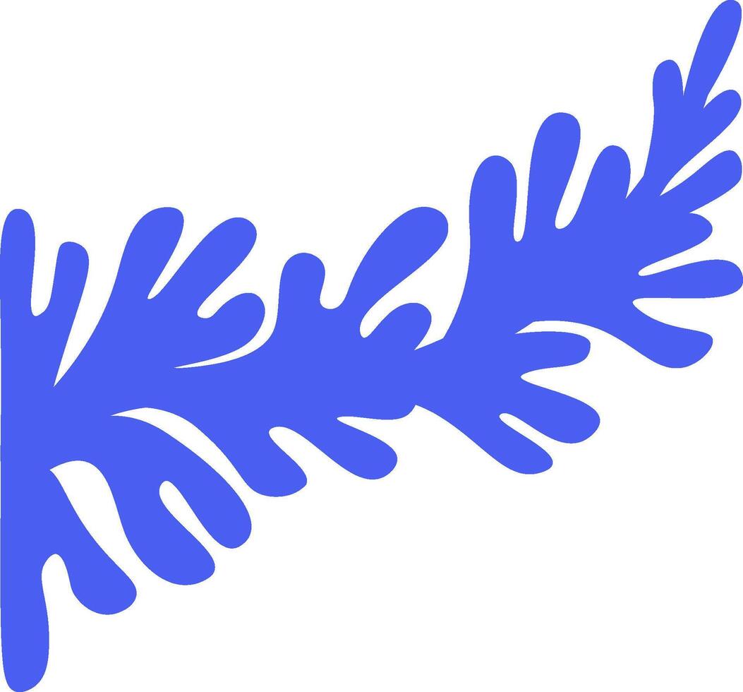 Abstract Plant Branch Shape vector