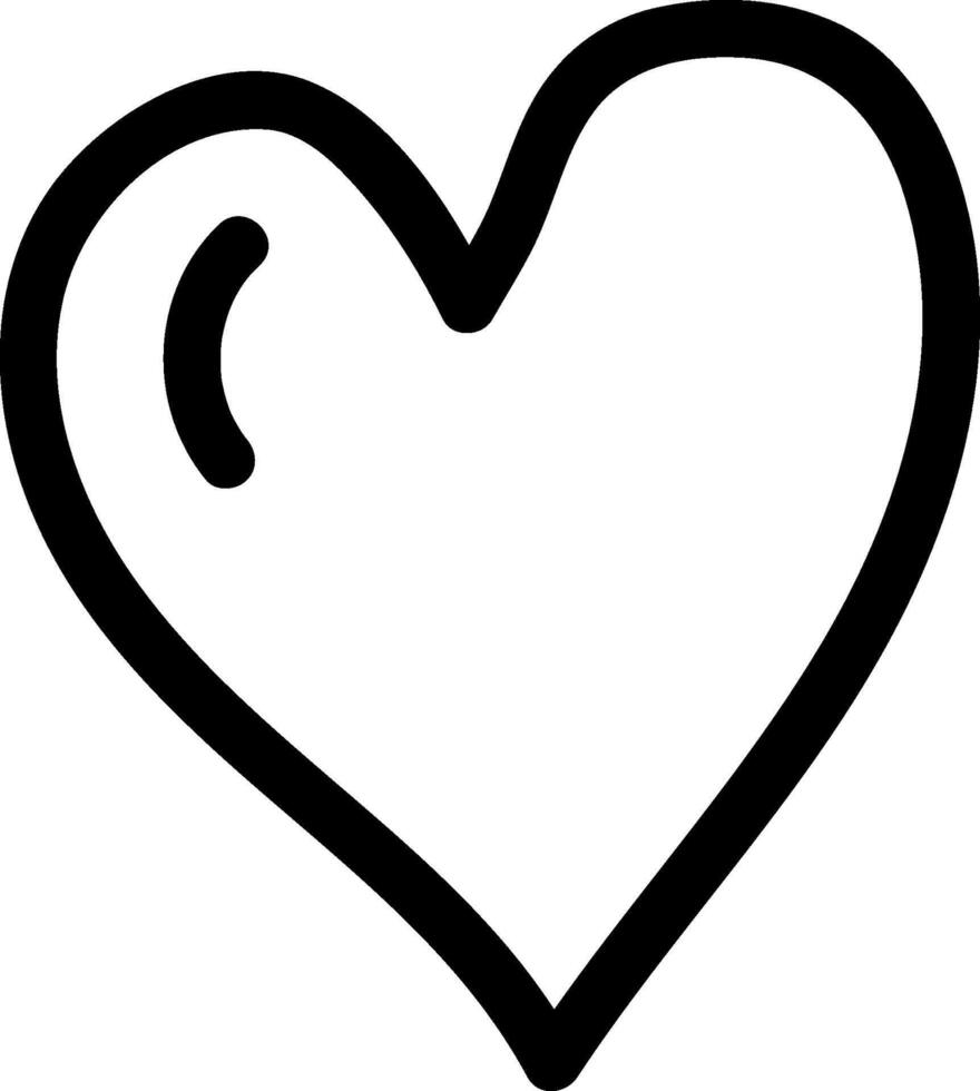 Hand Drawn Heart Shape vector