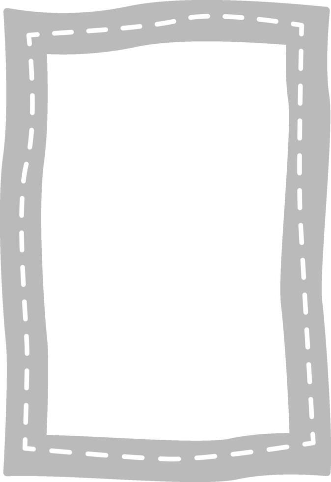 Road Border Rectangle Frame vector