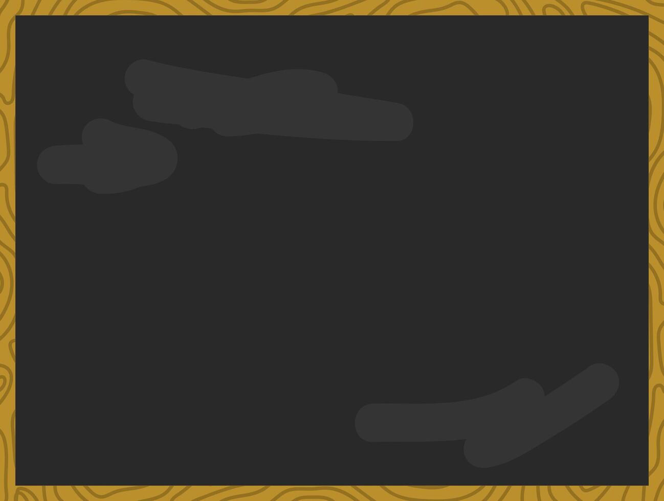 Hand Drawn Blackboard Frame vector
