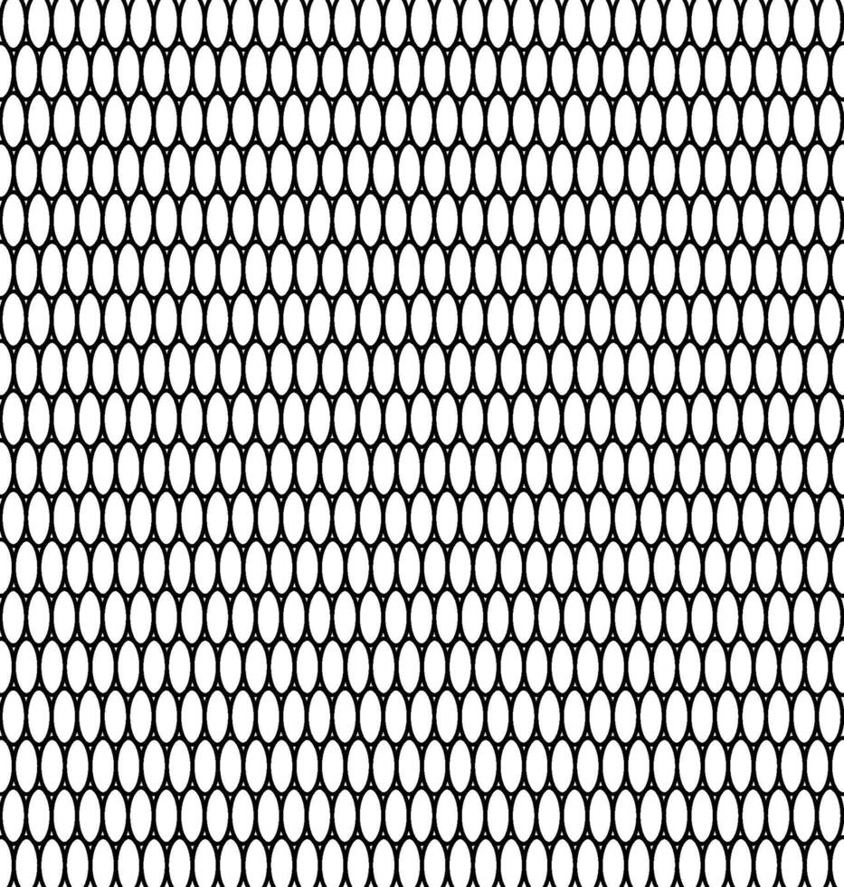 Oval Mesh Geometric Pattern vector