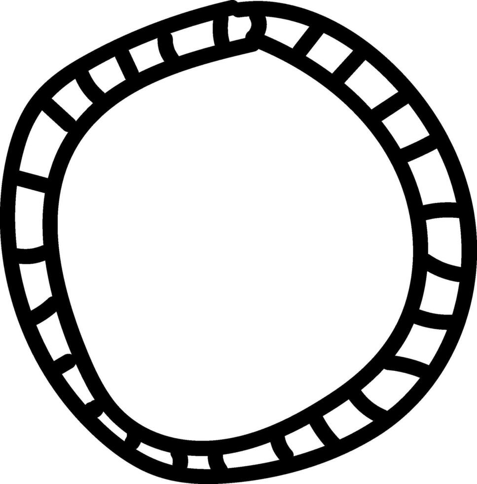Onion Ring Sketch vector
