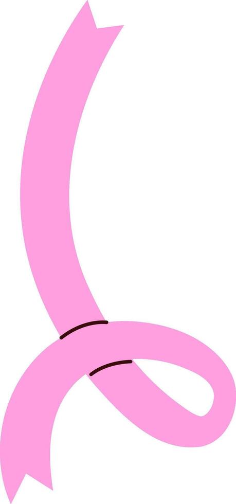 Ribbon Knot Simple Shape vector