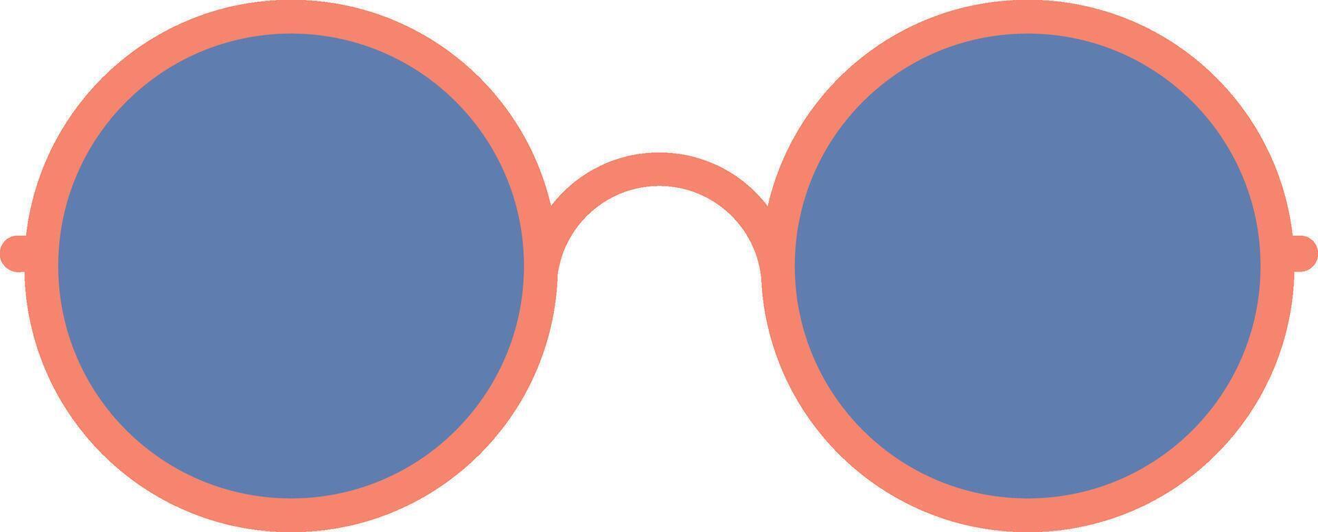 Geometic Round Sunglasses vector