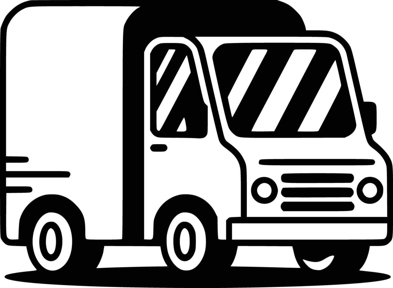 Delivery truck clipart vector