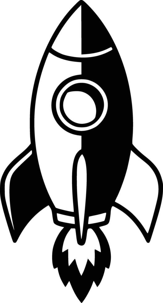 Rocket ship clip art vector