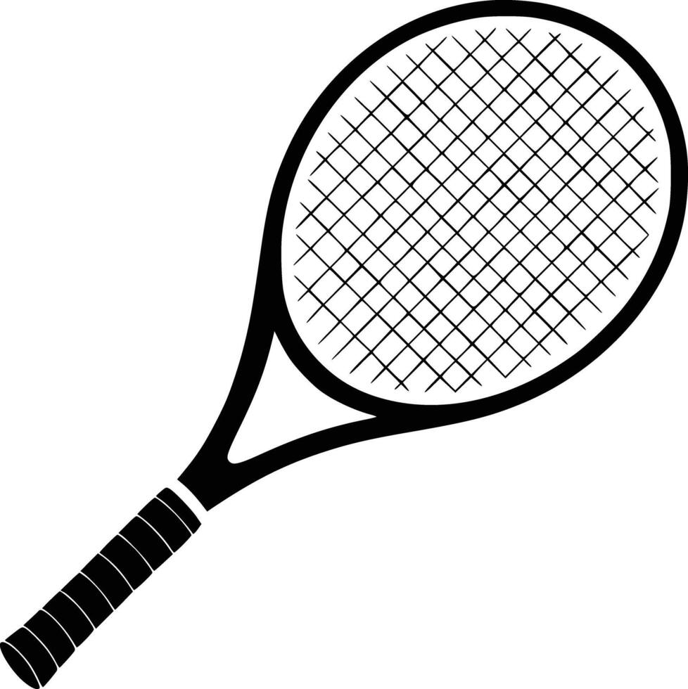 Tennis racket clipart vector