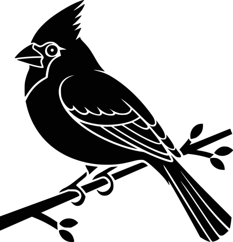 Cardinal bird clip art vector