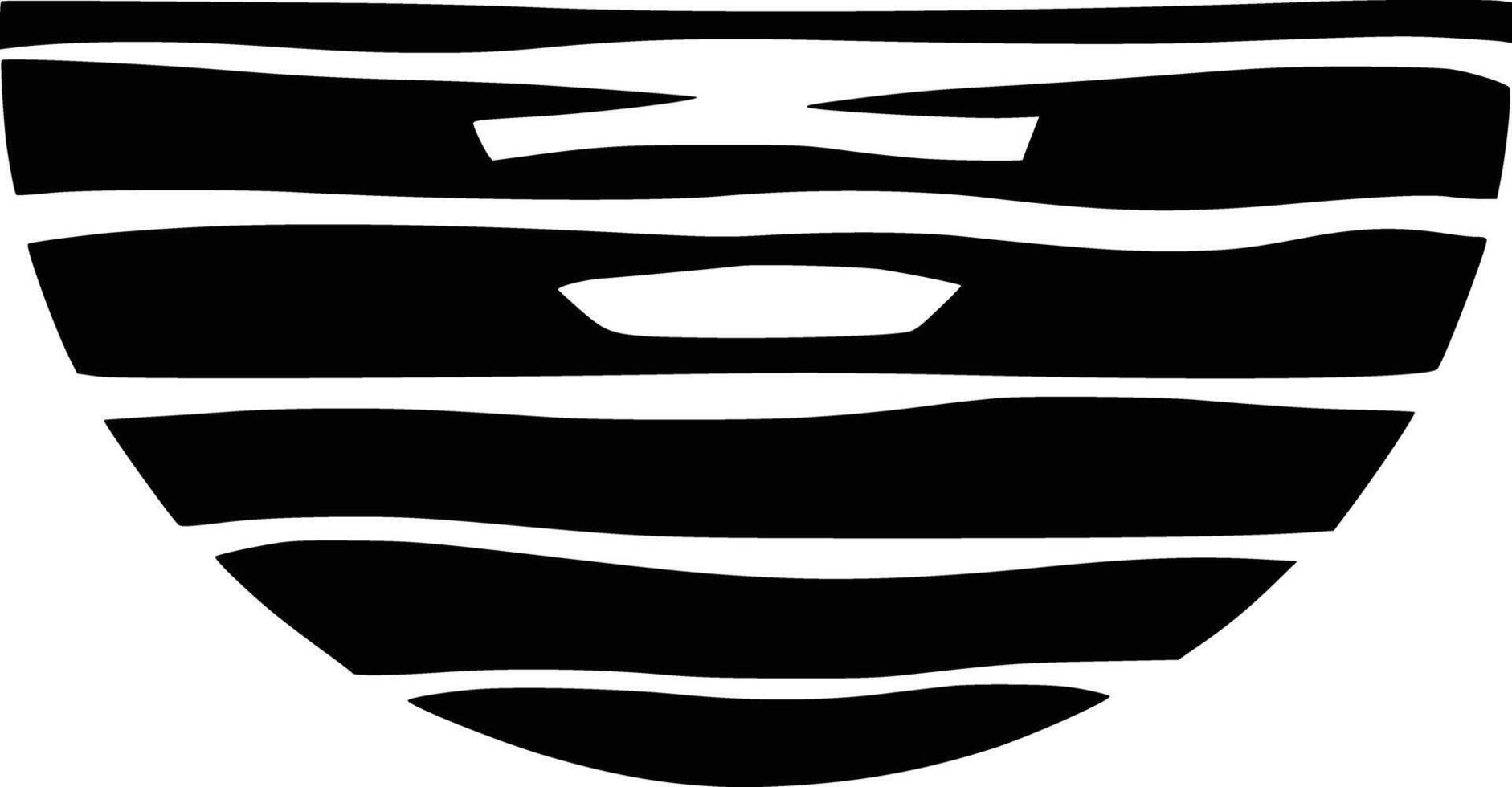 A black and white logo of a shield vector