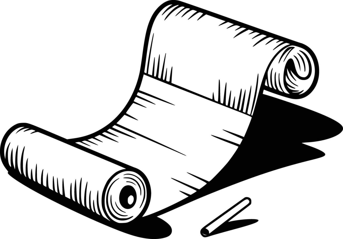 Roll of paper clipart vector