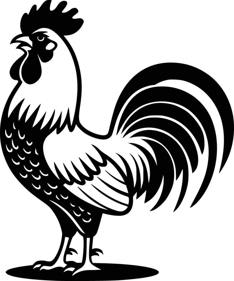 Rooster clip art free download vector