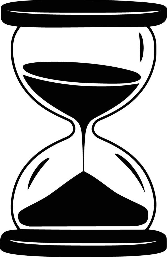 Hourglass clipart free download white isolated background vector