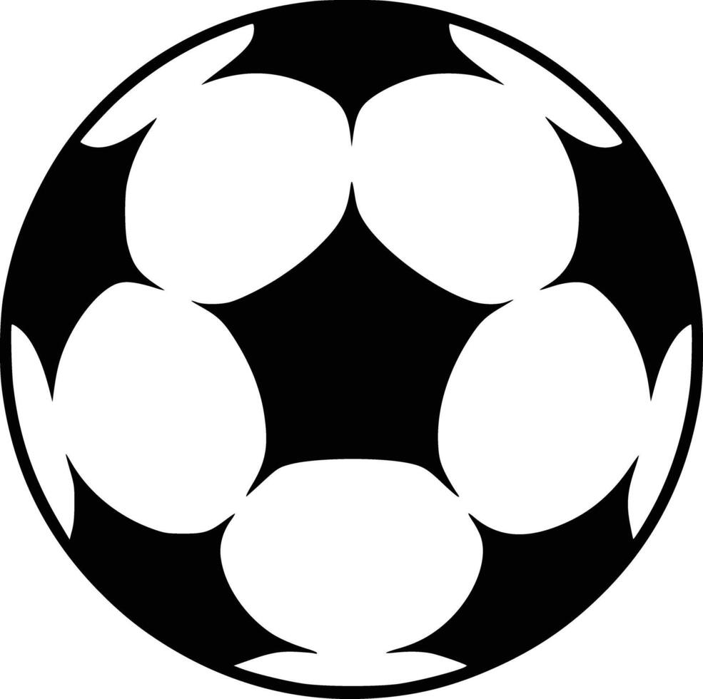 Soccer ball clip art white isolated background vector