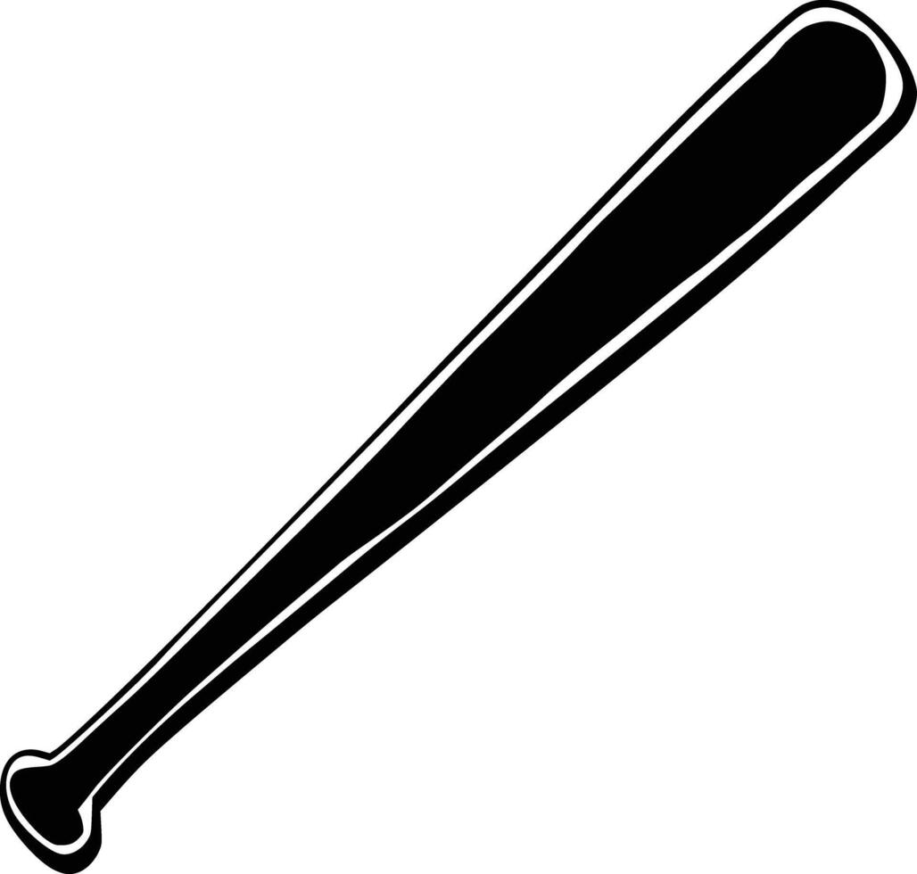 Baseball bat clip art vector