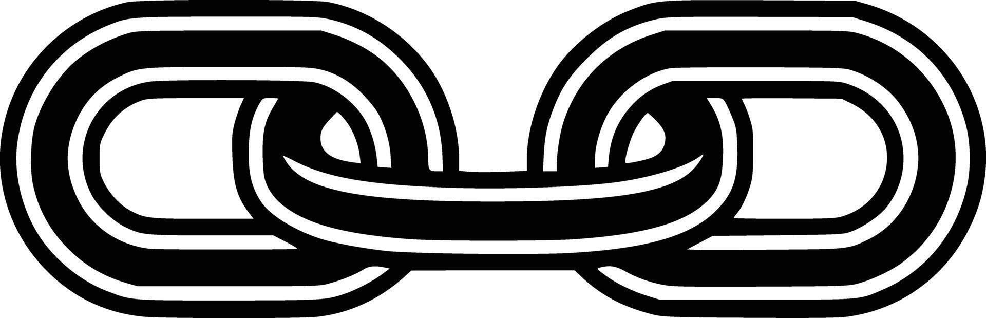A black and white logo of a pair of wheels vector