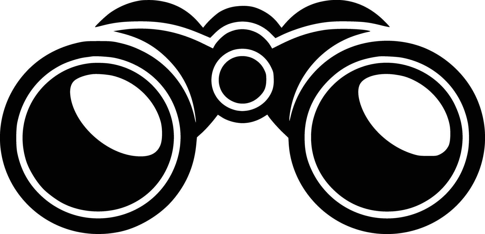 Black and white bold illustration of a butterfly, isolated on white background. vector
