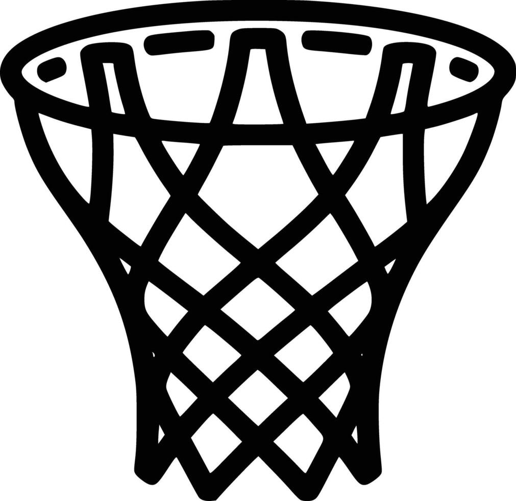 Basketball hoop clipart and isolated background vector