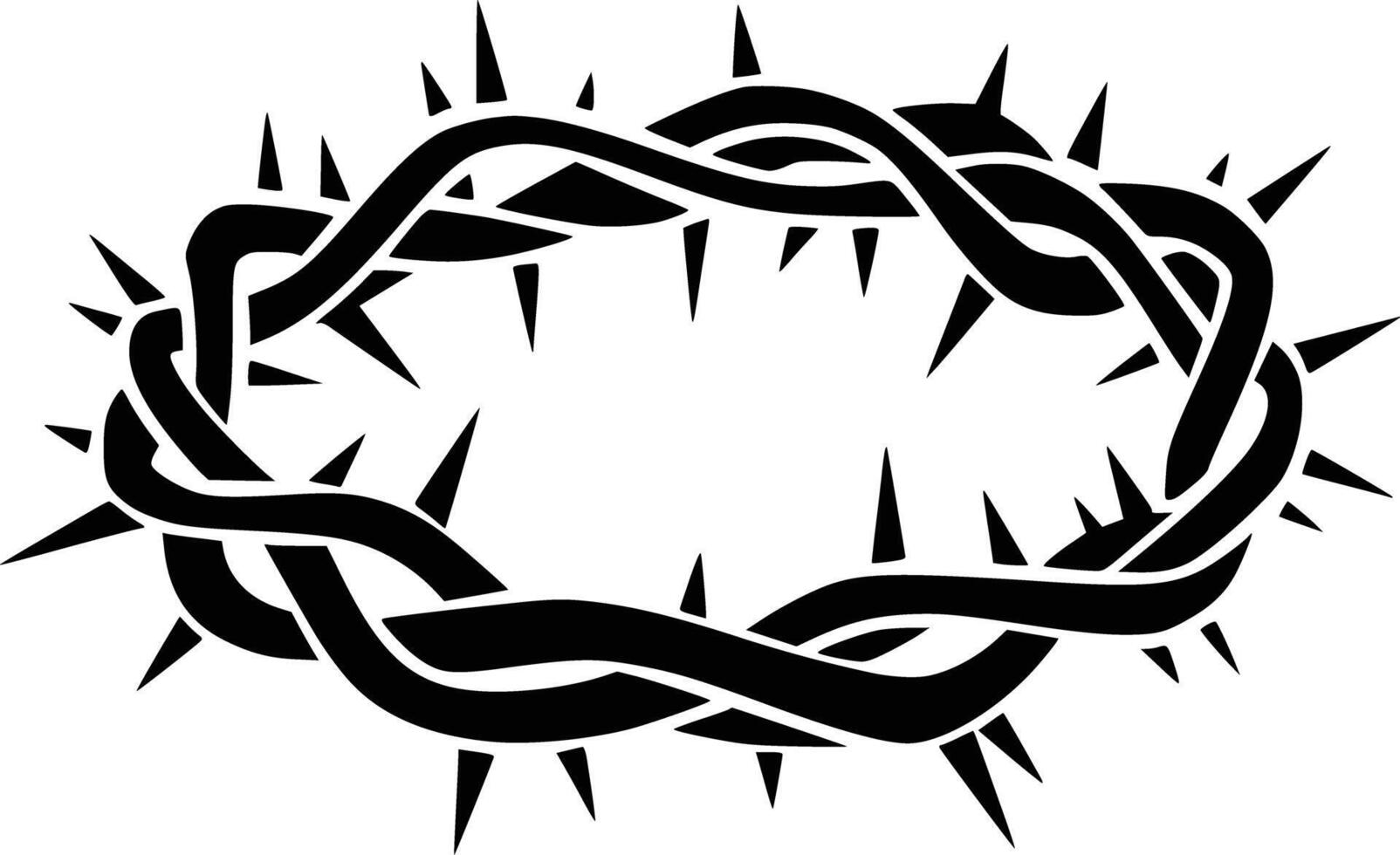 Crown of thorns clipart vector