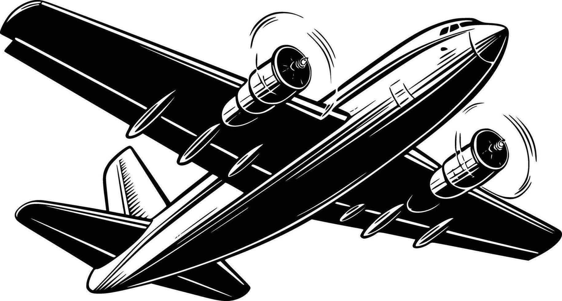 Airplane clip art free download vector