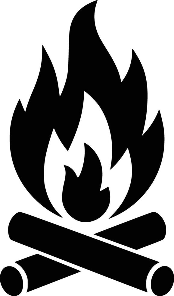 Campfire clip art and isolated background vector