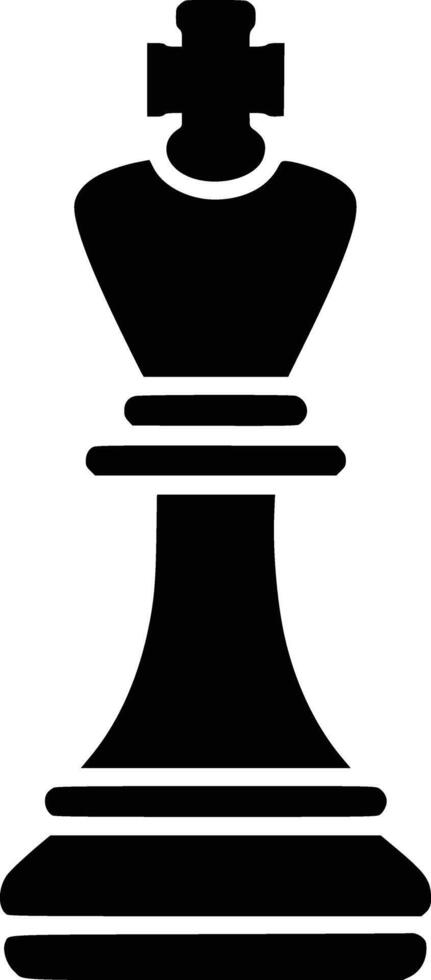 A black and white chess piece on a white background and isolated background vector