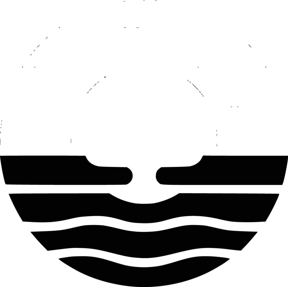 The logo for the water and wind energy association vector