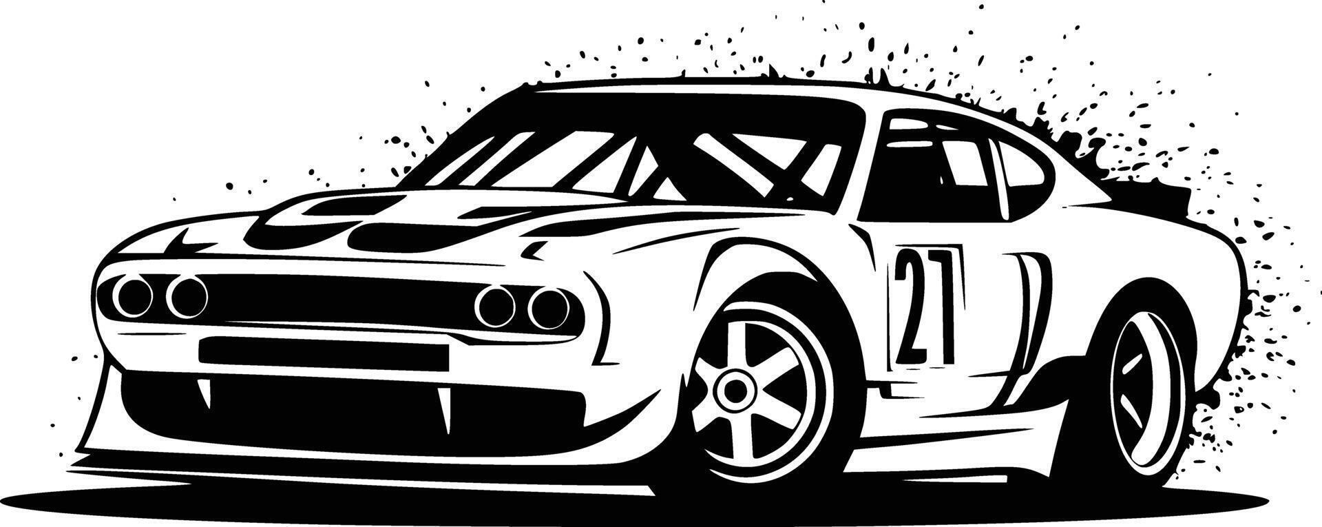 Race car clip art vector