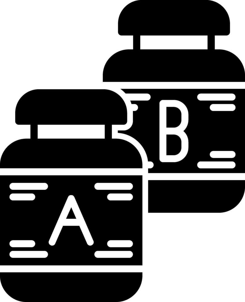 Resin Material icon Glyph vector