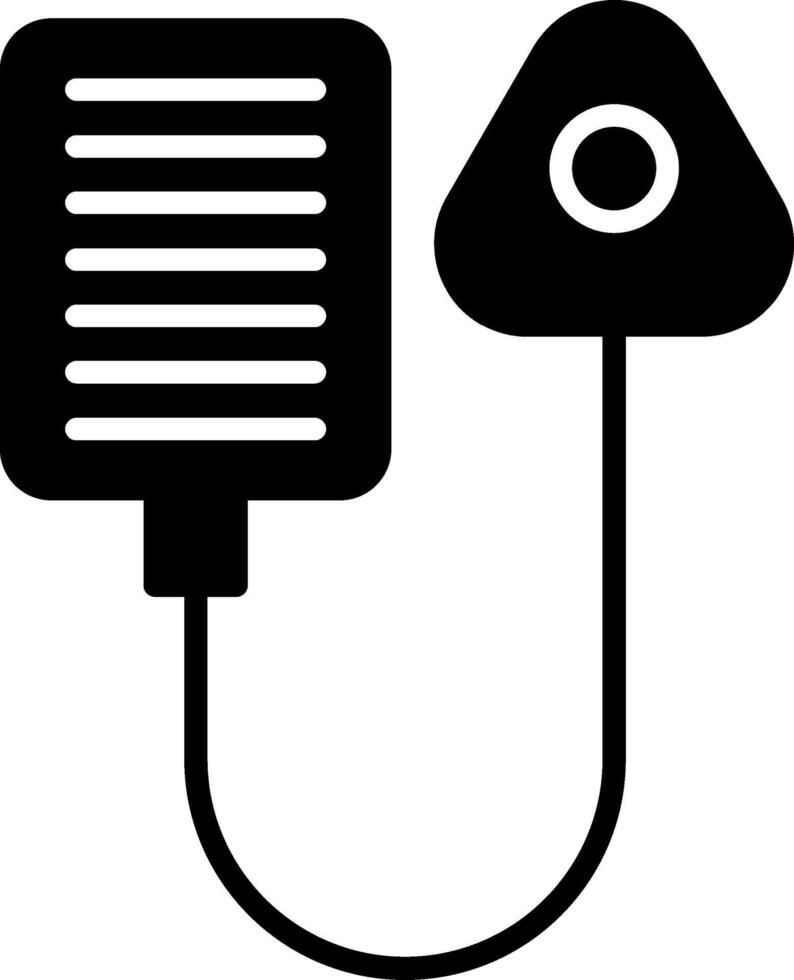 CPAP Sleep Apnea Treatment Glyph vector