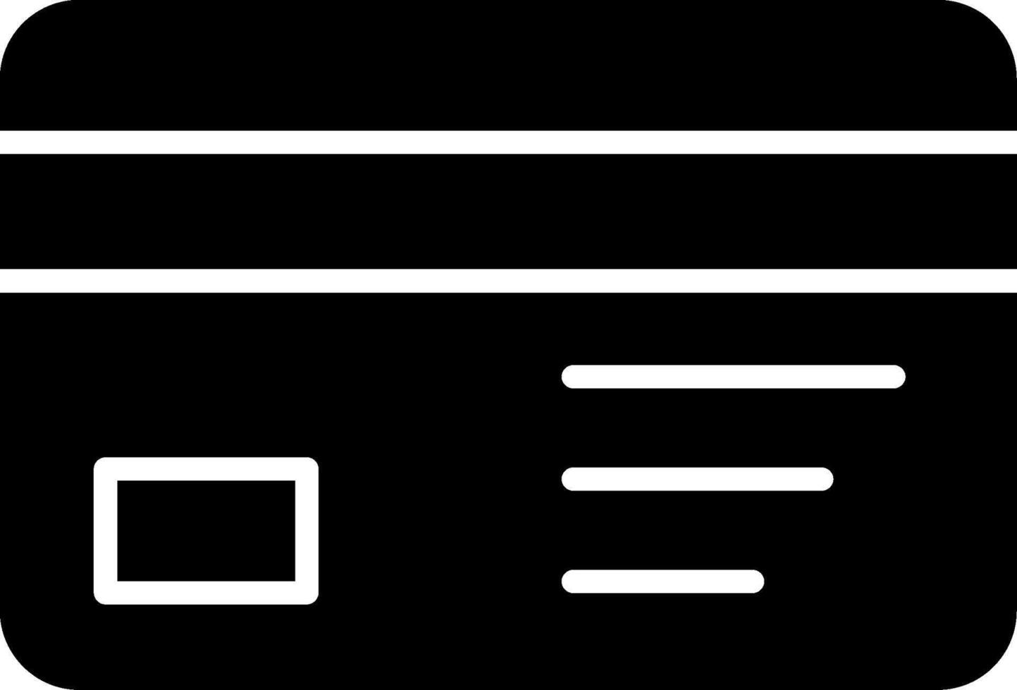 Fidelity Card Loyalty Card Glyph vector