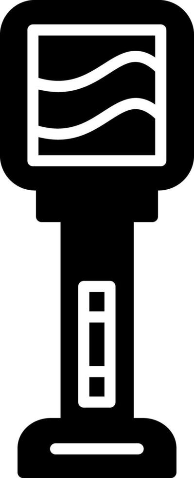 Thermal Imager Heat Detection Device Glyph vector