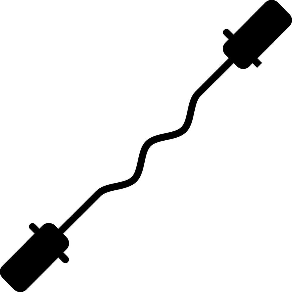 Rod Workout Tool Glyph vector