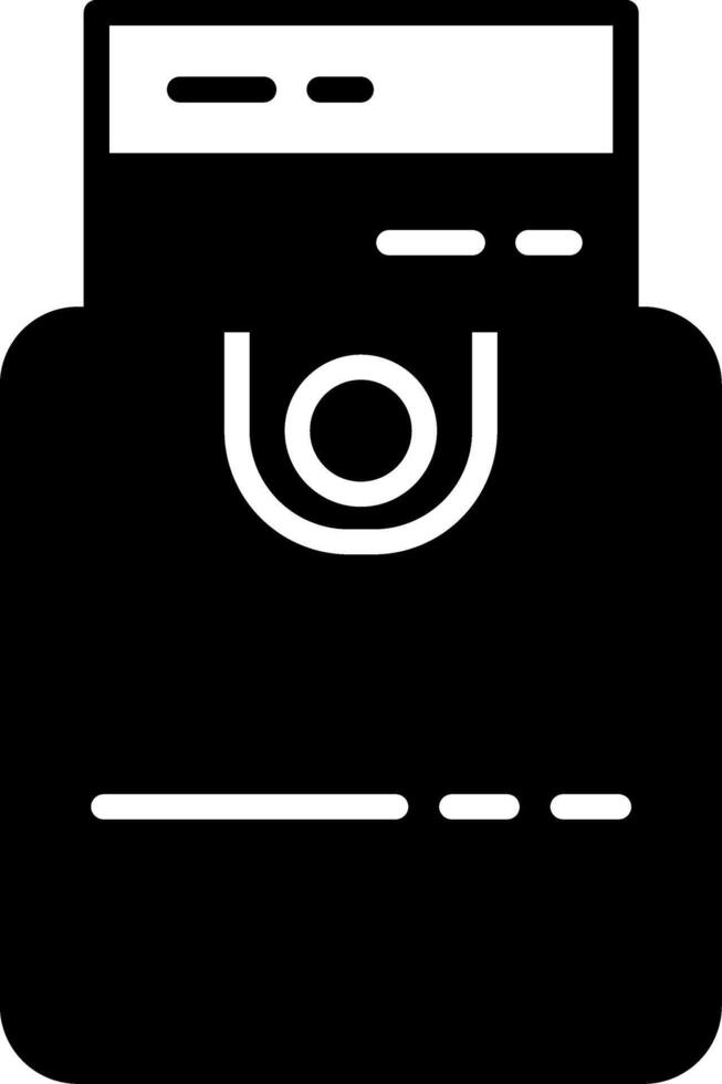 Wallet Personal Finance Storage Glyph vector